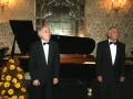 I Maestri Bruno Canino e Antonio Ballista al termine del Concerto